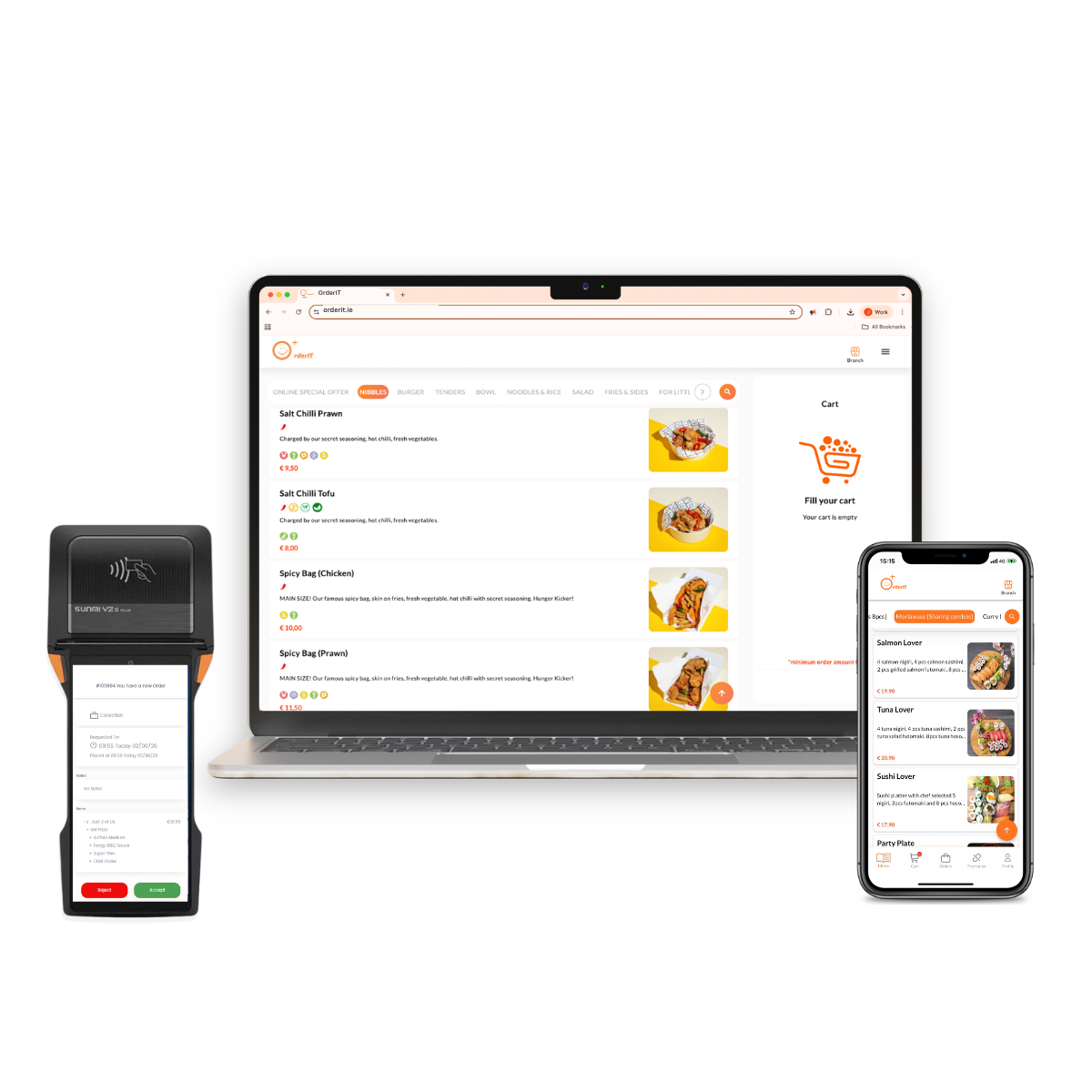 Branded Website & App with Commission-Free Ordering